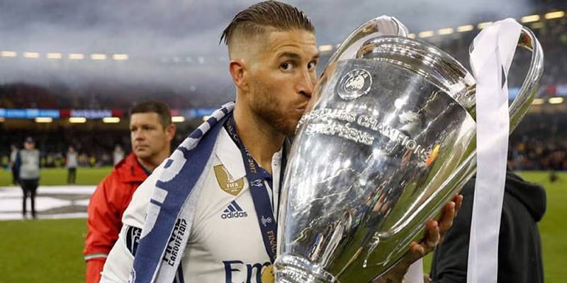 Cầu thủ Sergio Ramos cùng Real chinh phục 22 danh hiệu lớn
